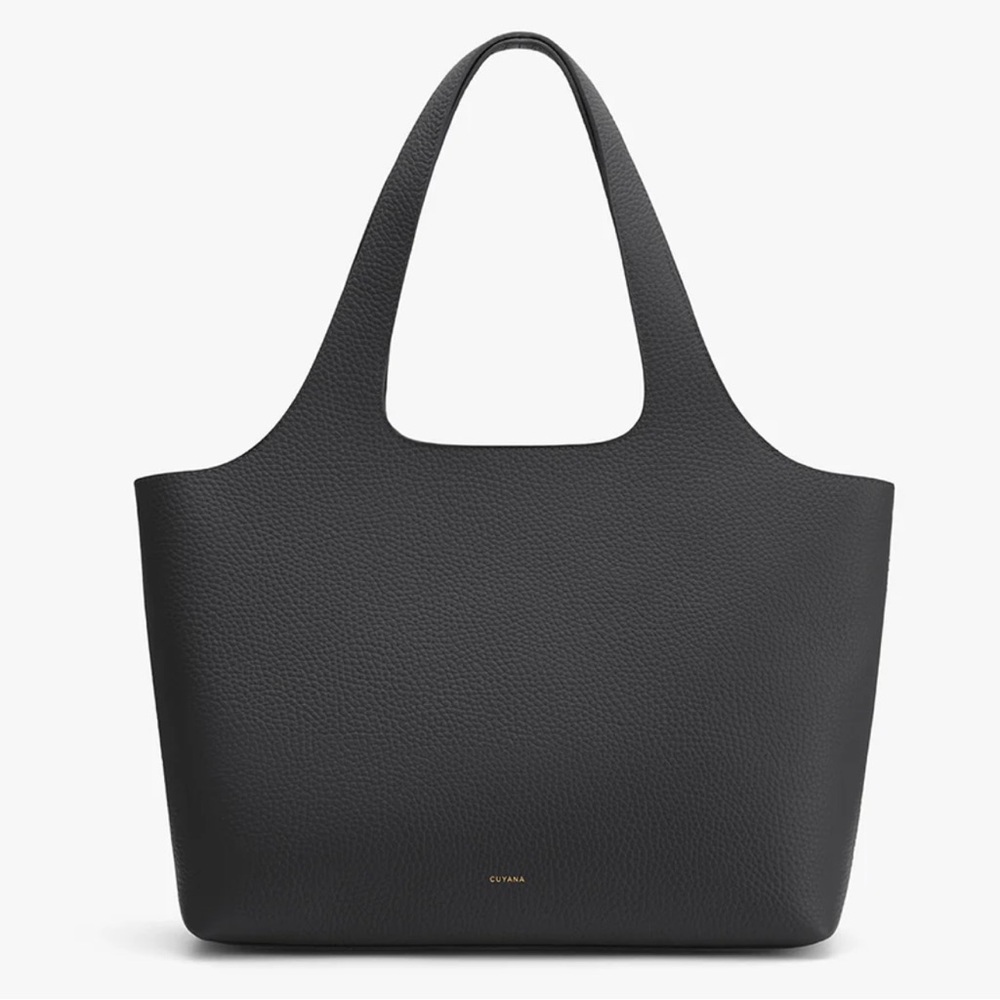 Cuyana Black System Tote 16”